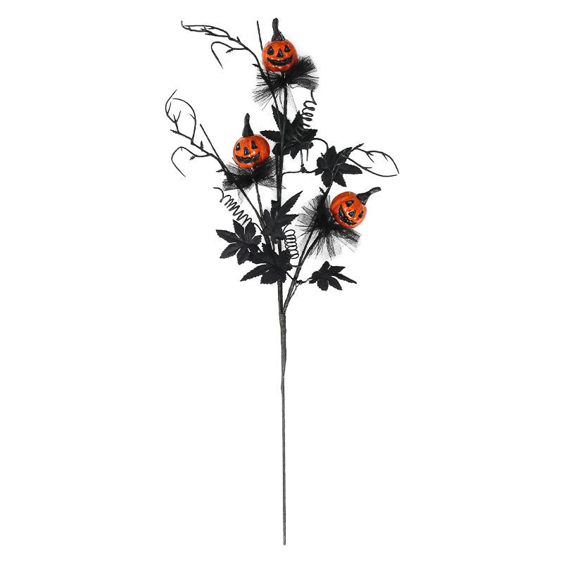 Wholesale Black horror pumpkin cuttings bouquet  decorations